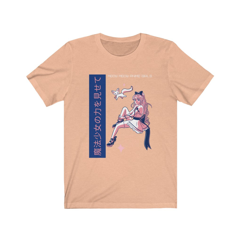 Meow Meow Girls Unisex Jersey Short Sleeve Tee