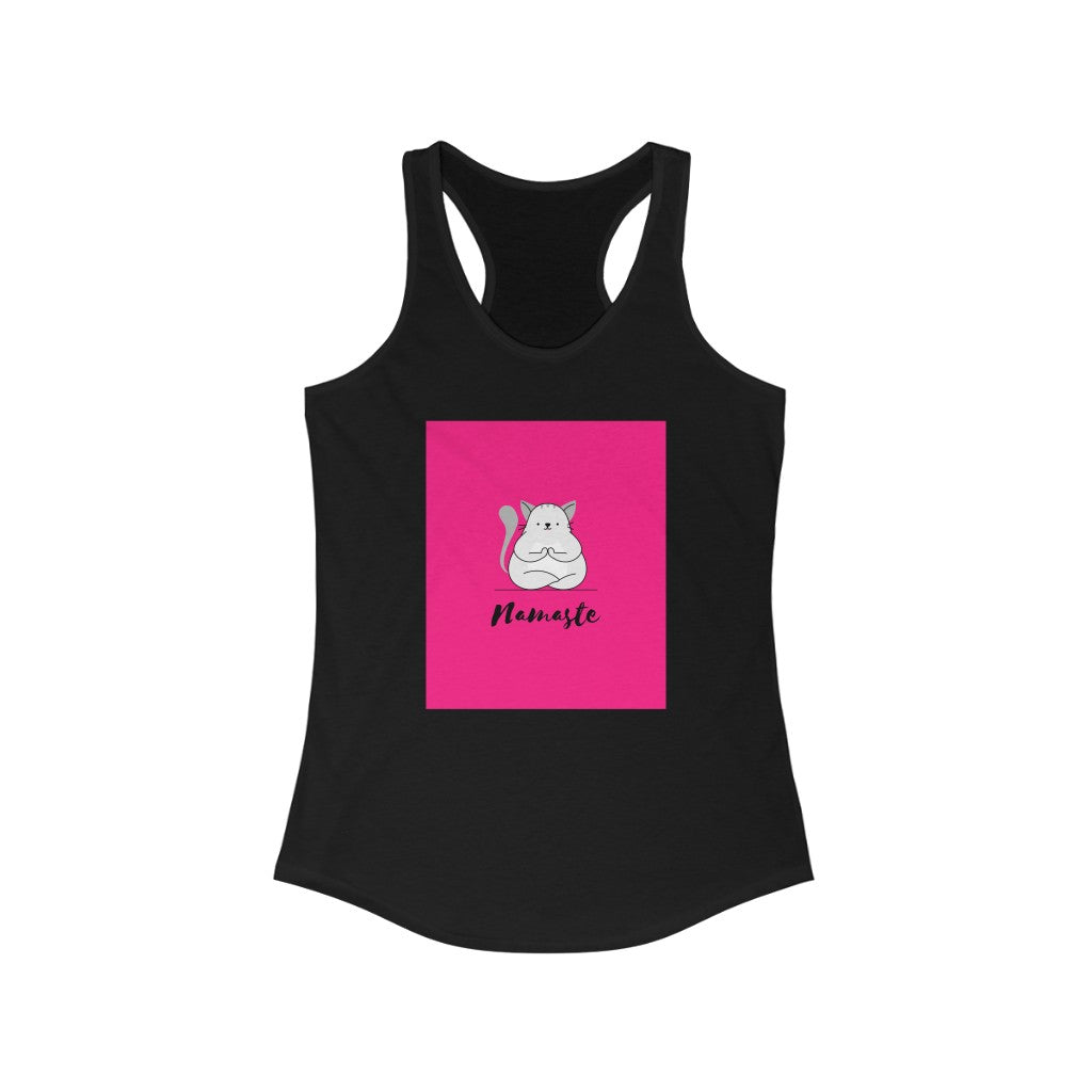 Pink Namaste Women's Ideal Racerback Tank