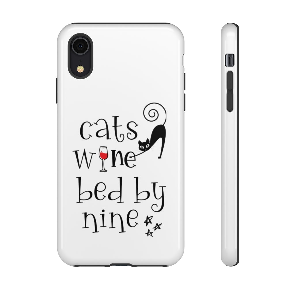 Cats Wine Bed By Nine Tough Case