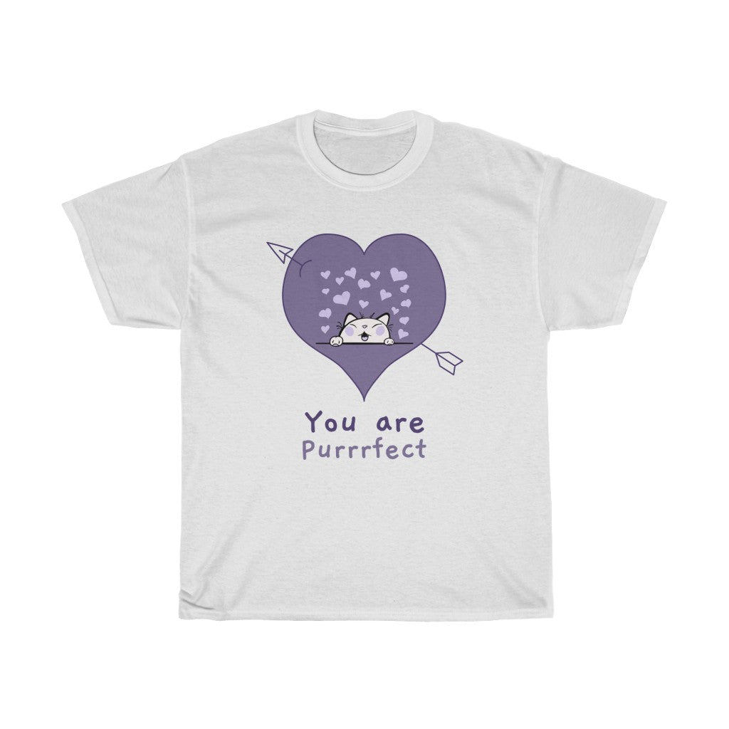 You are Purrrfect Unisex Heavy Cotton Tee