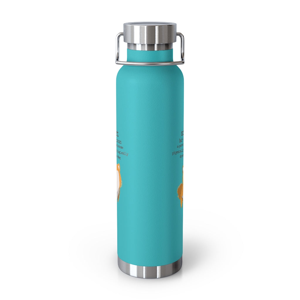 Dog Addict 22oz Vacuum Insulated Bottle