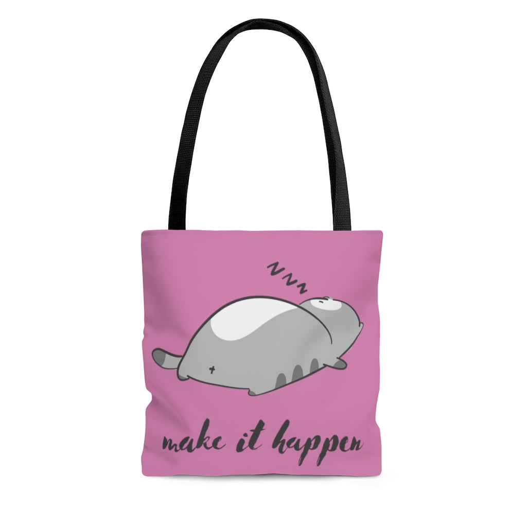 Make It Happen AOP Tote Bag