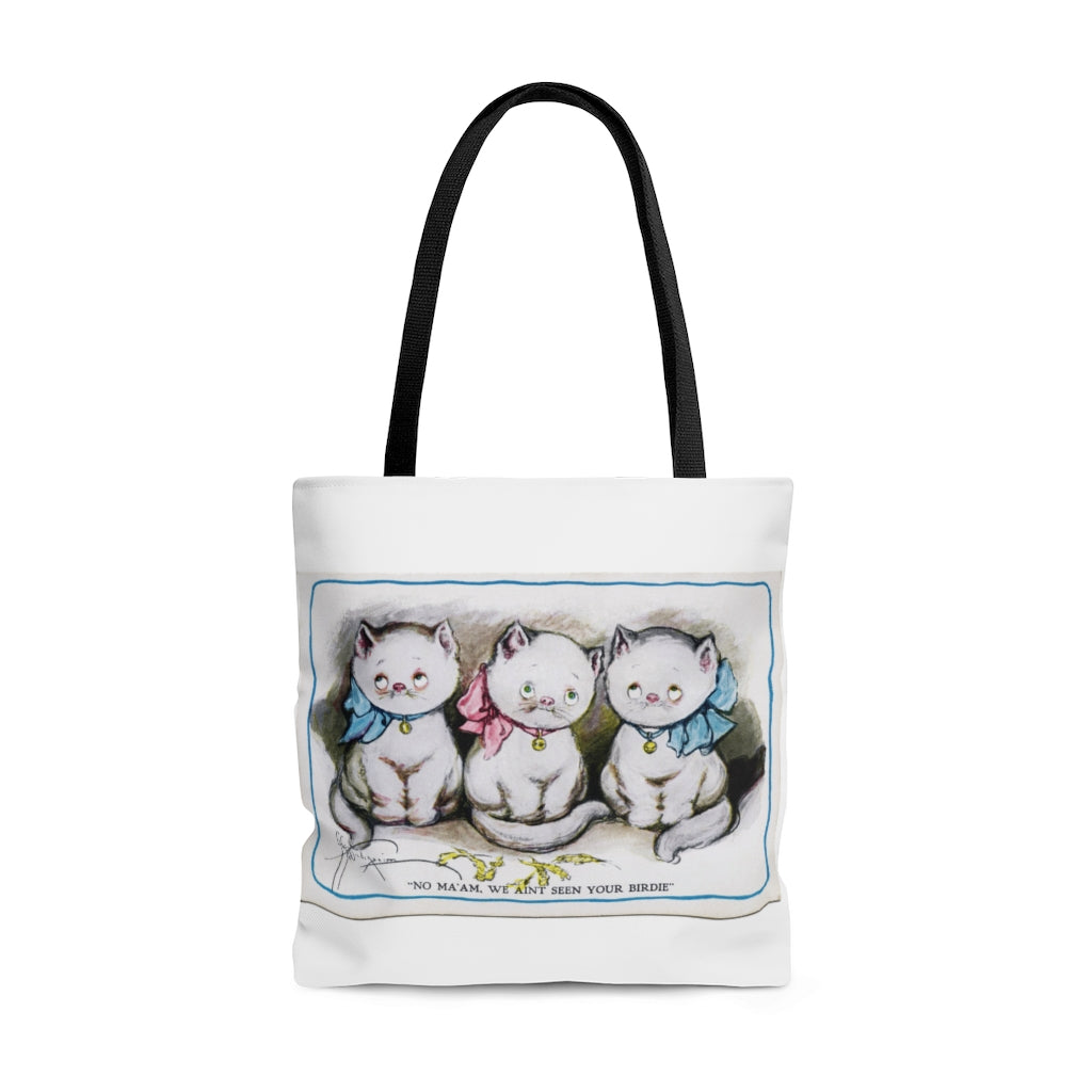 3 Cats AOP Tote Bag