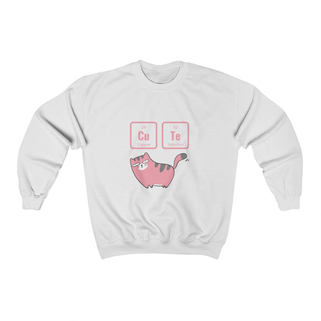 Cute Cat Unisex Heavy Blend™ Crewneck Sweatshirt