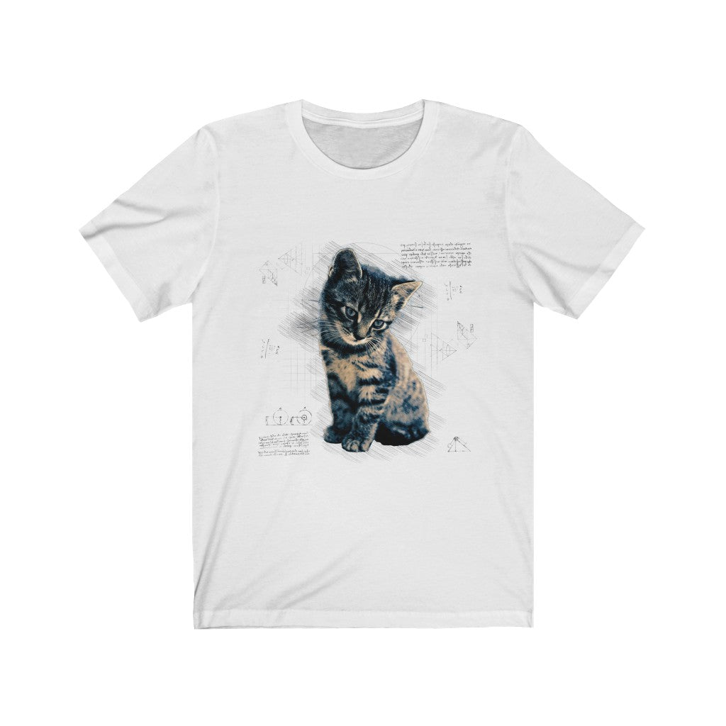 Retro Kitten Unisex Jersey Short Sleeve Tee