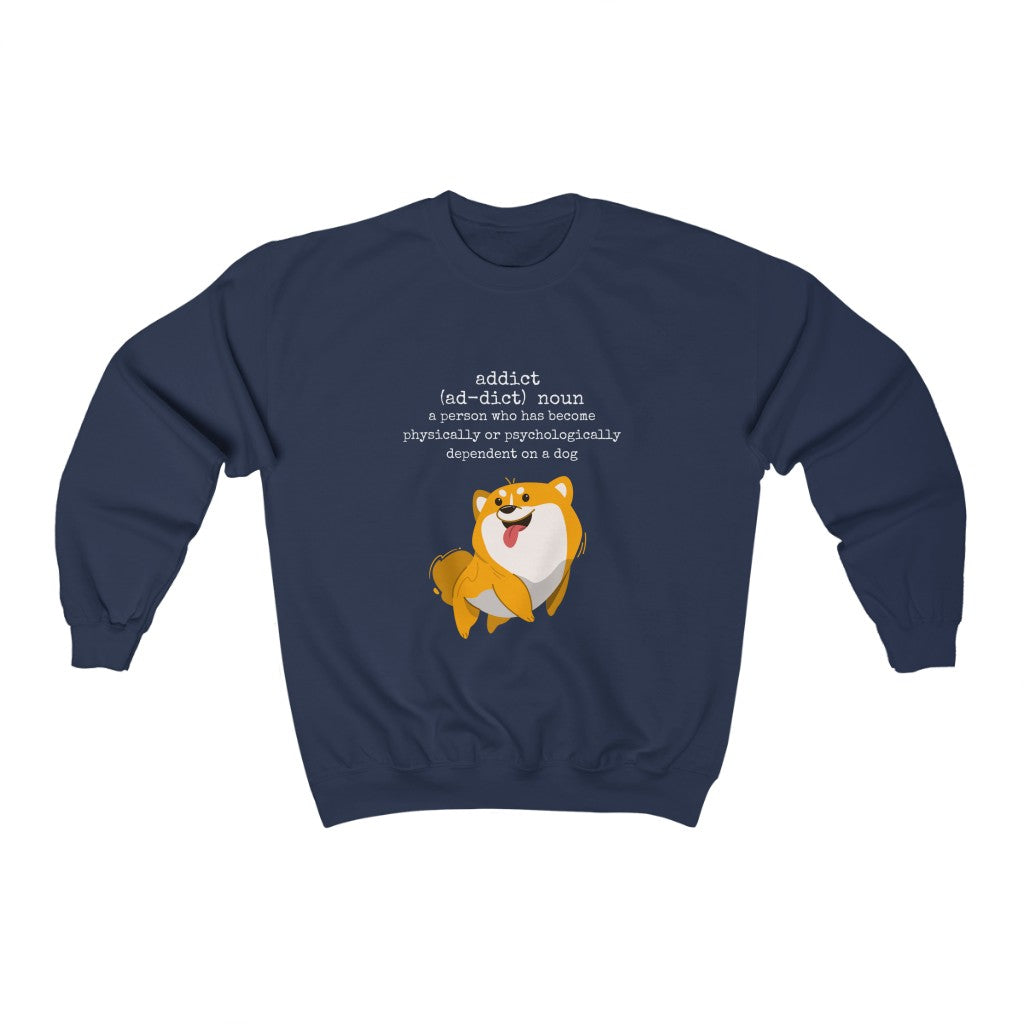 Dog Addict Unisex Heavy Blend™ Crewneck Sweatshirt