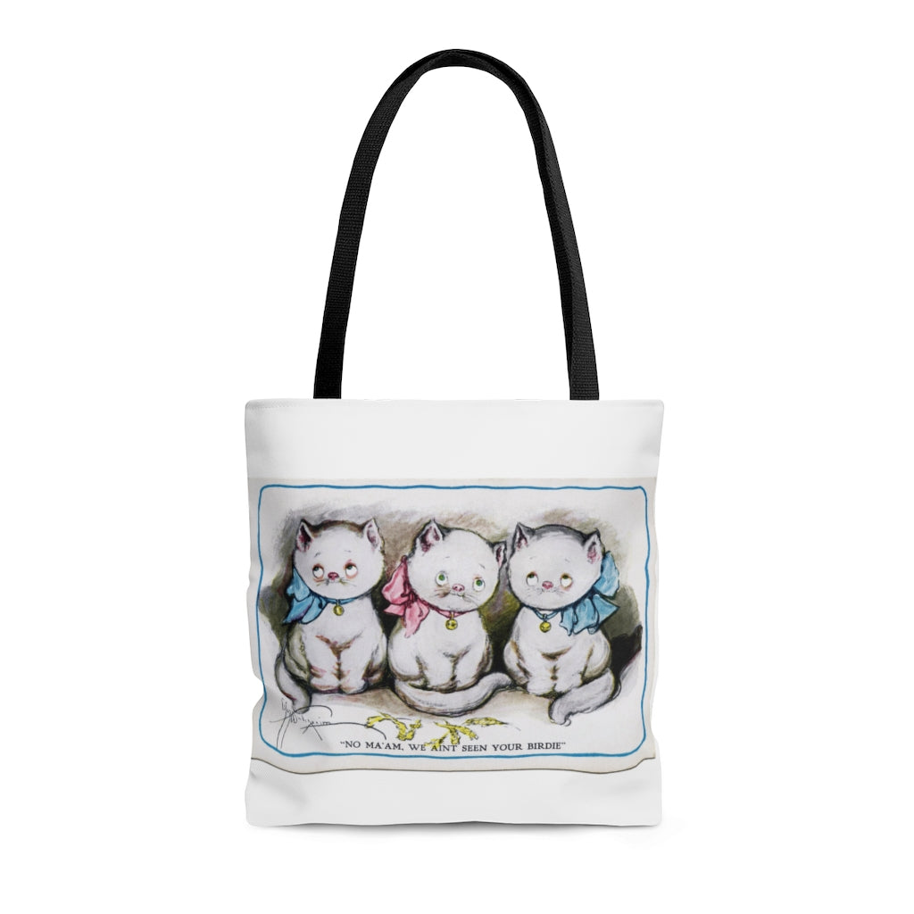 3 Cats AOP Tote Bag