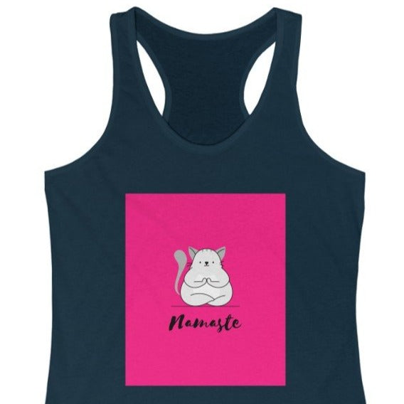 Pink Namaste Women's Ideal Racerback Tank