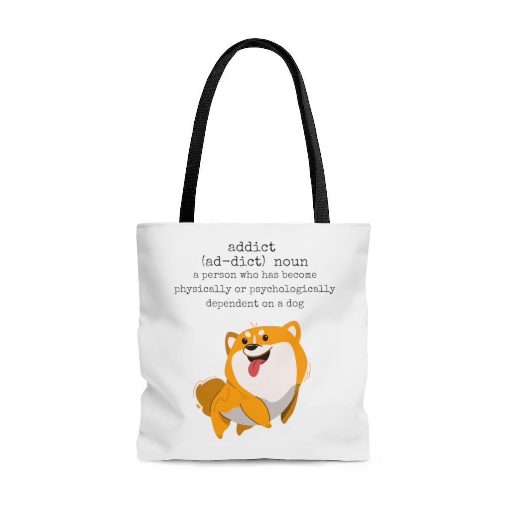 Dog Addict AOP Tote Bag