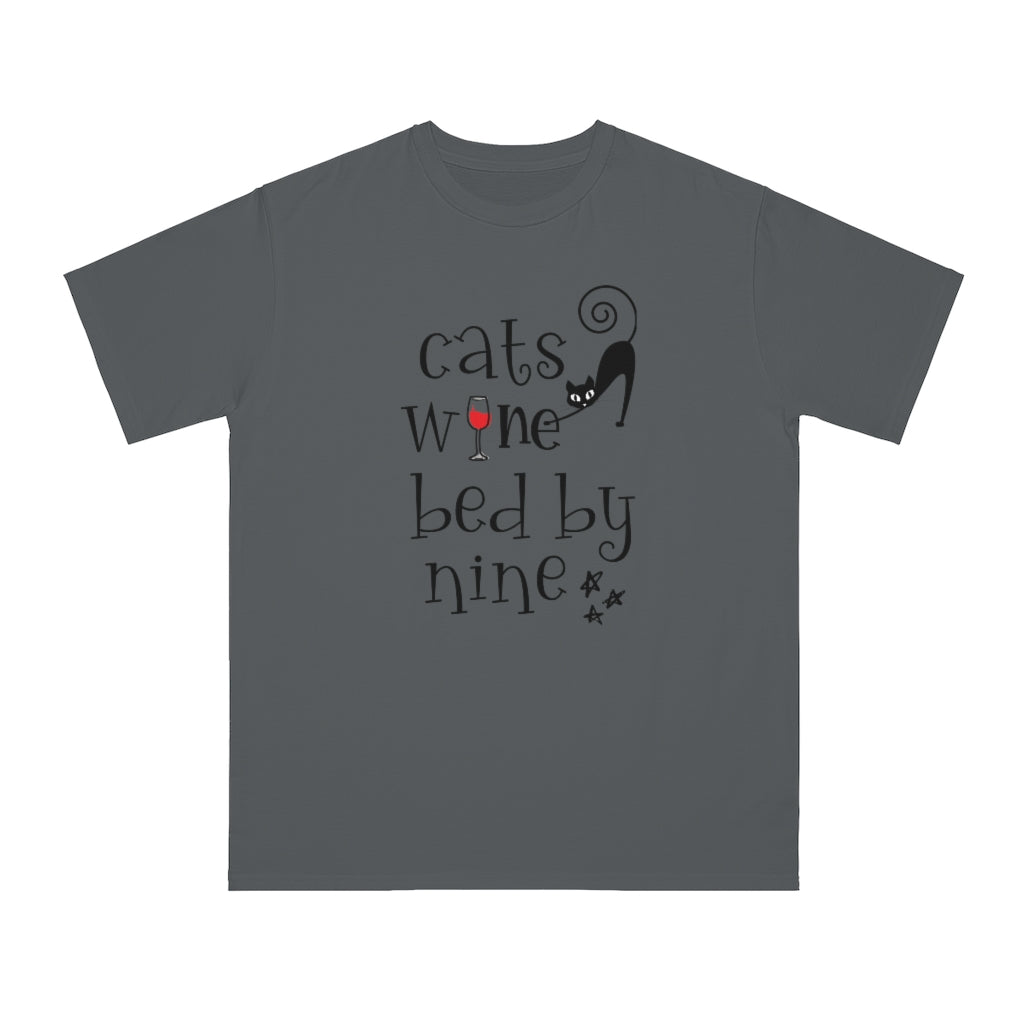 Cats Wine Organic Unisex Classic T-Shirt