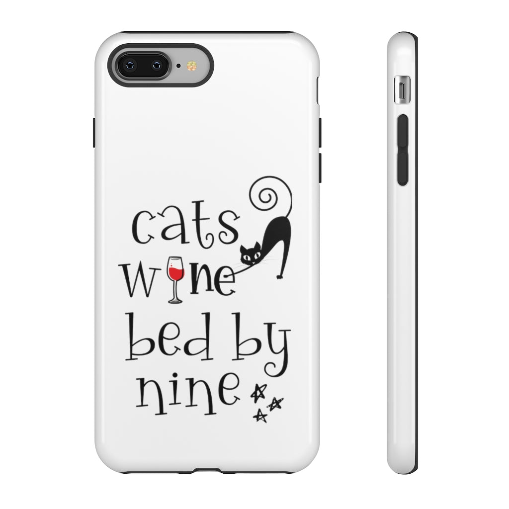 Cats Wine Bed By Nine Tough Case