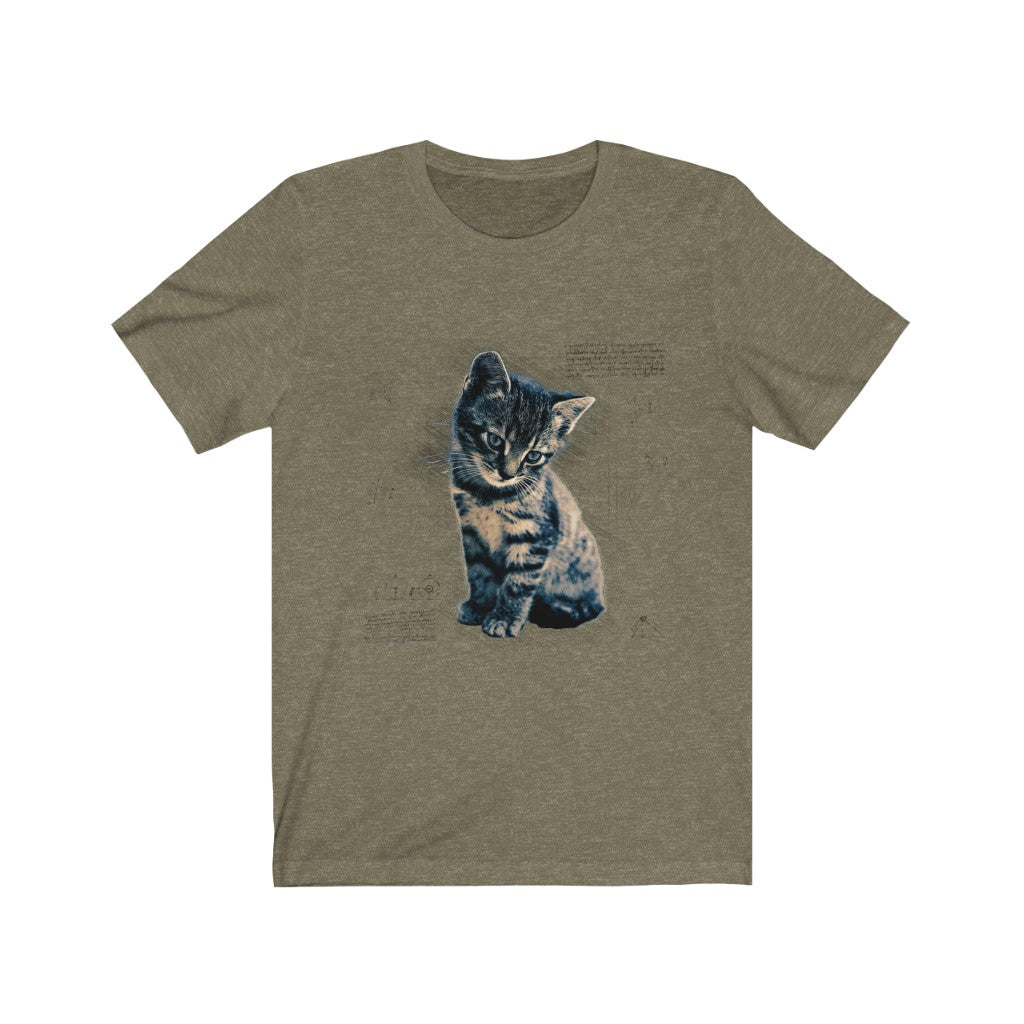 Retro Kitten Unisex Jersey Short Sleeve Tee