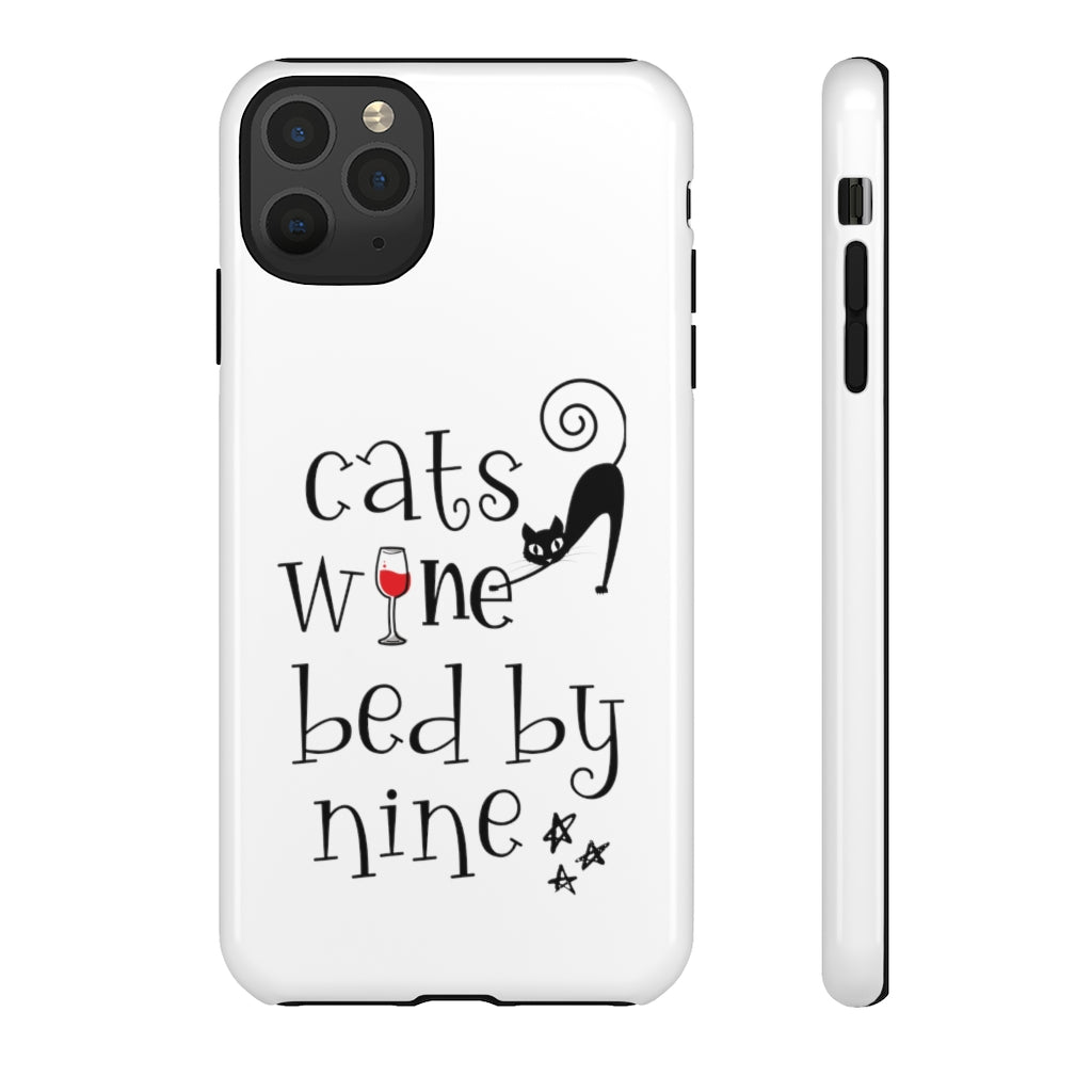 Cats Wine Bed By Nine Tough Case