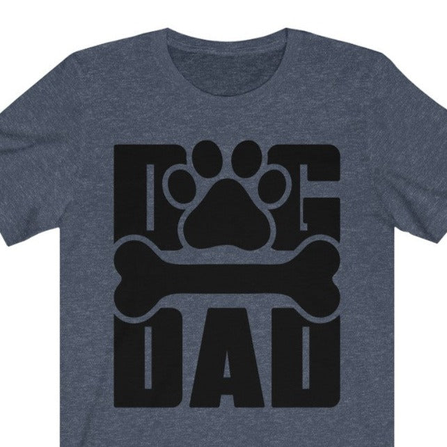 Dog Dad Unisex Jersey Short Sleeve Tee