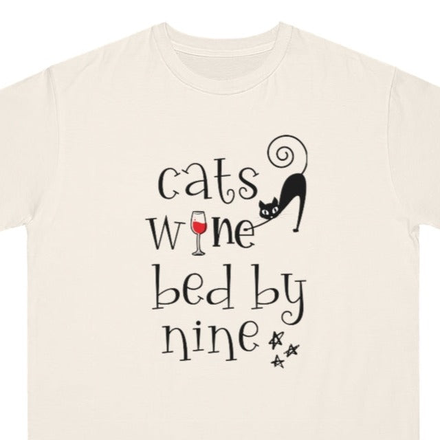 Cats Wine Organic Unisex Classic T-Shirt