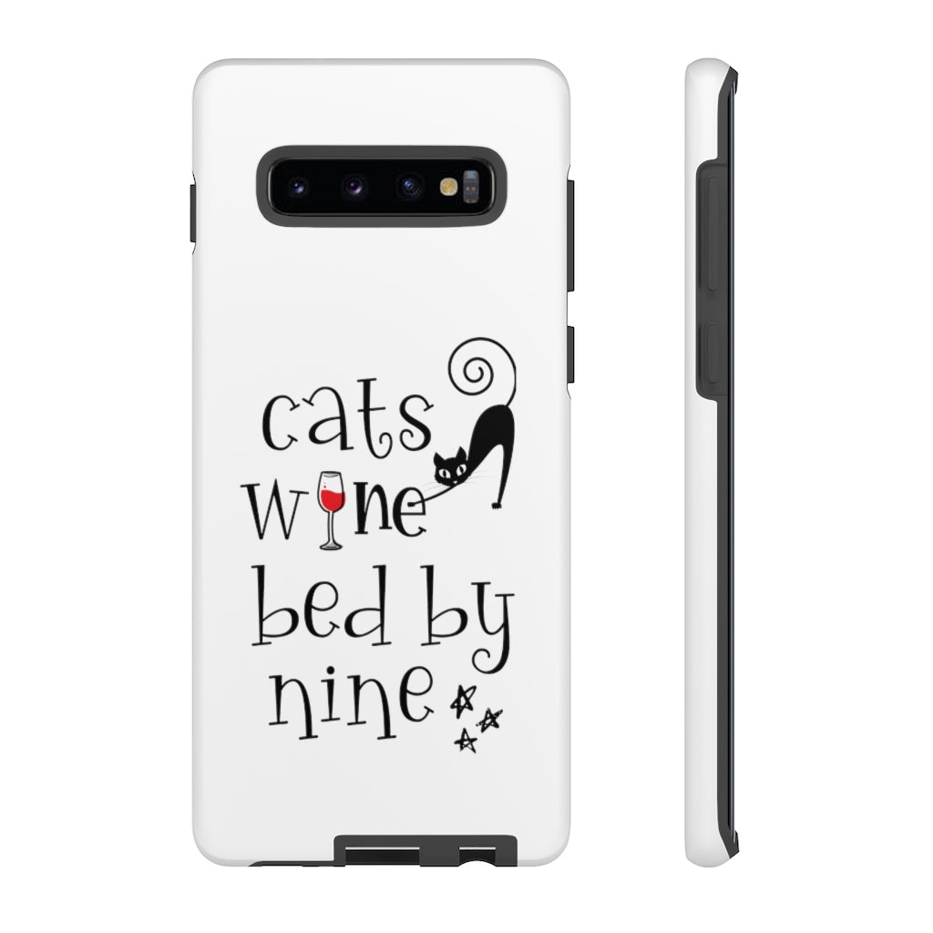 Cats Wine Bed By Nine Tough Case