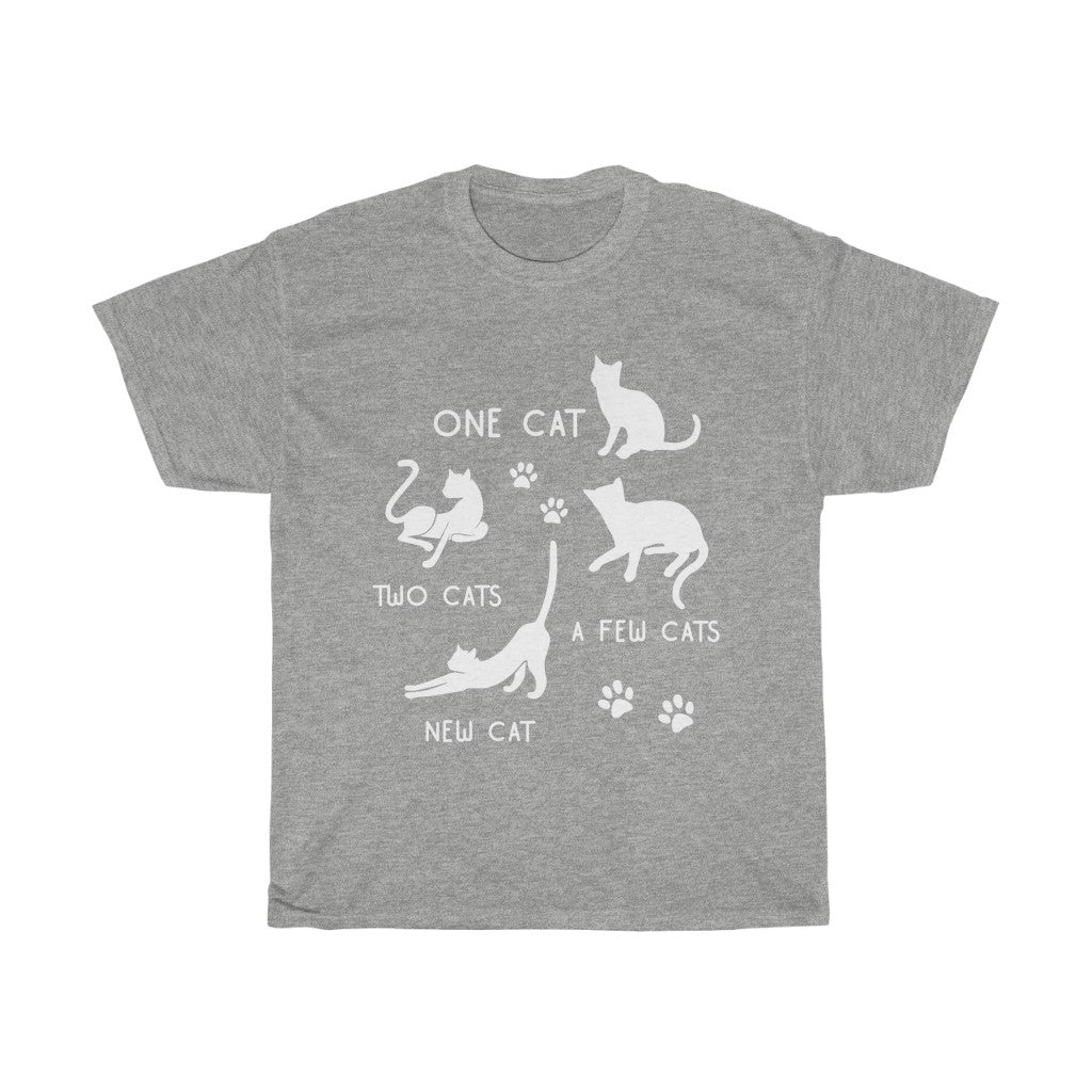 One Cat Two Cat Unisex Heavy Cotton Tee