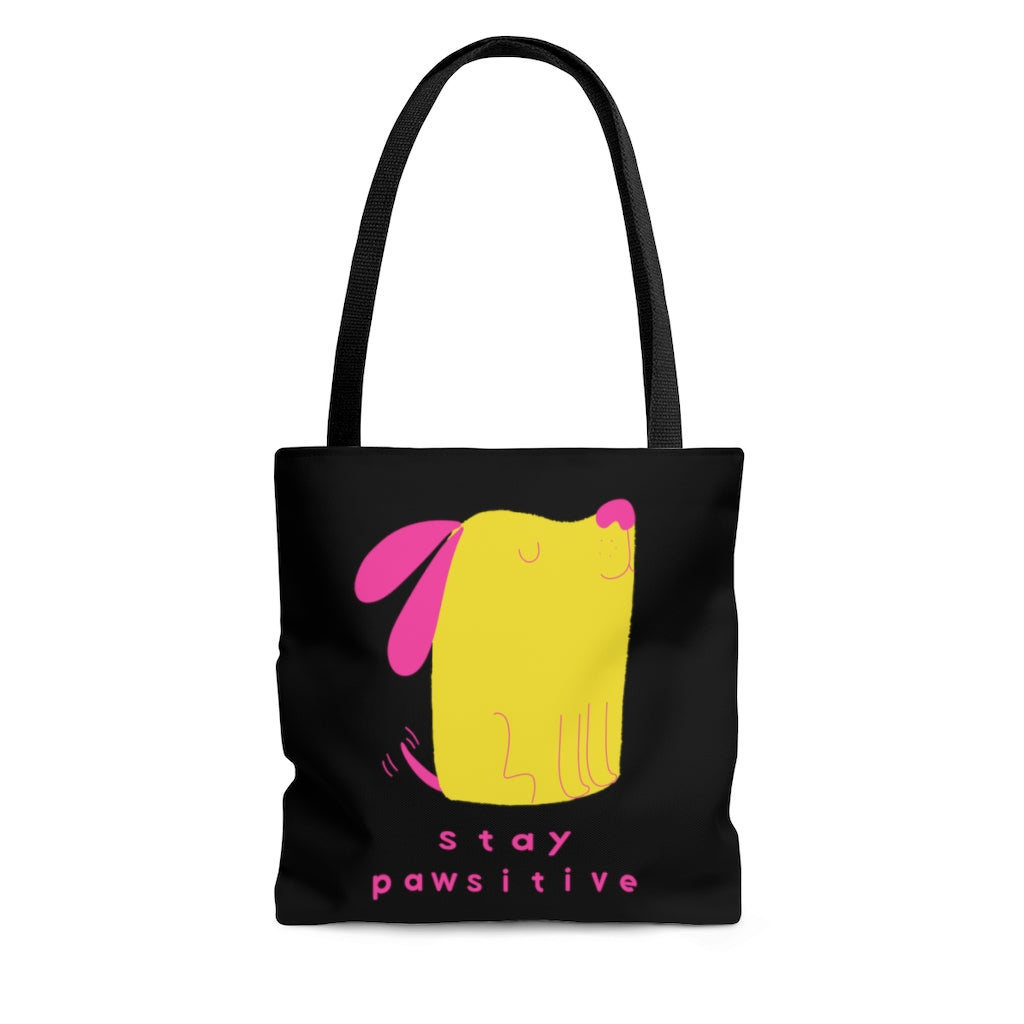 Stay Pawsative AOP Tote Bag