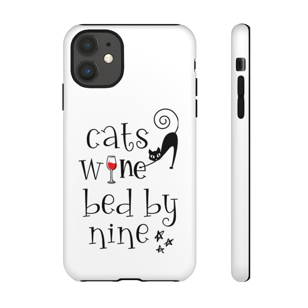 Cats Wine Bed By Nine Tough Case