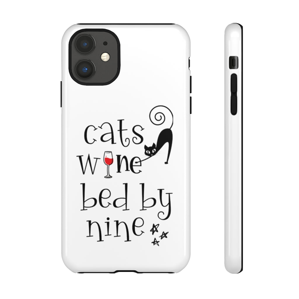 Cats Wine Bed By Nine Tough Case