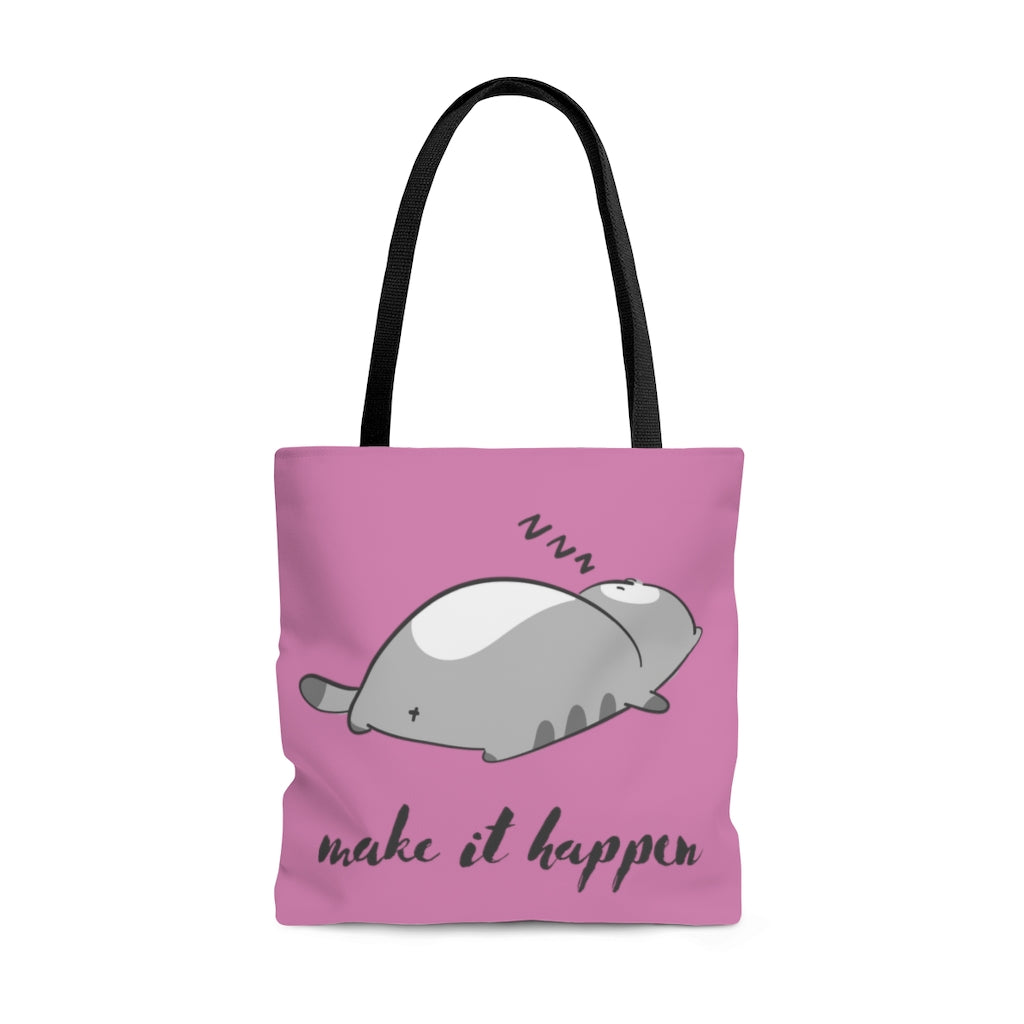 Make It Happen AOP Tote Bag