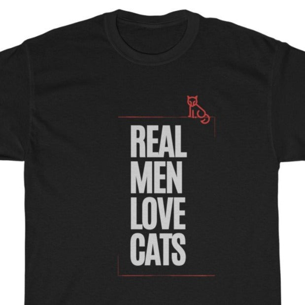 Real Men Love Cats V.2 Unisex Heavy Cotton Tee